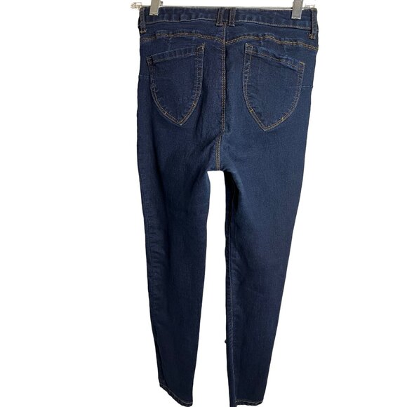 Ci Sono The Basics Collection Denim Jeans Size 7/28 Dark Wash 5 Pocket - Picture 4 of 10